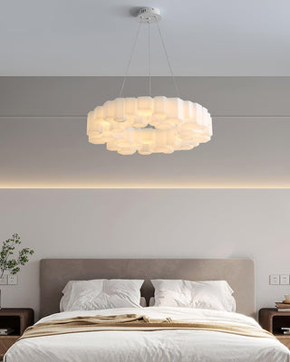 Lustra Lustre Rayon de Miel Polycarbonate Blanc Brillant
