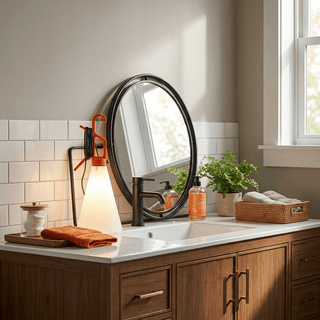 Hook Handle Cone Lamp-Neutral Decor