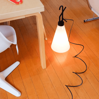 Hook Handle Cone Lamp-Neutral Decor