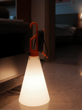 Hook Handle Cone Lamp-Neutral Decor