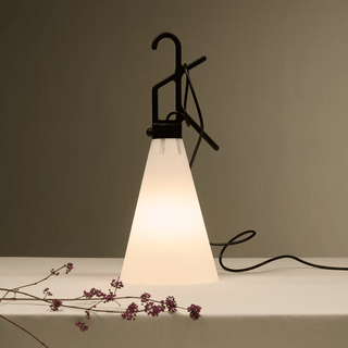 Hook Handle Cone Lamp-Neutral Decor