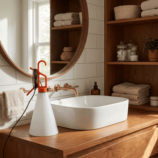 Hook Handle Cone Lamp-Neutral Decor