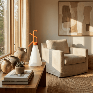 Hook Handle Cone Lamp-Neutral Decor
