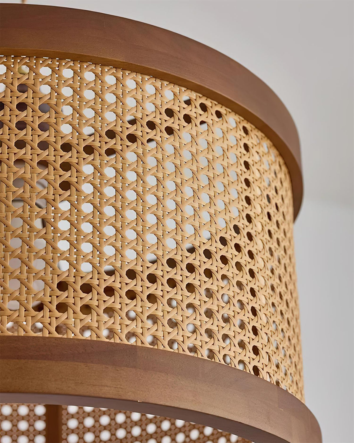 Gudon Woven Rattan Pendant Lamp-Neutral Decor