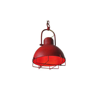 Hopedale Suspension Métal Vert Antique Industriel Vintage