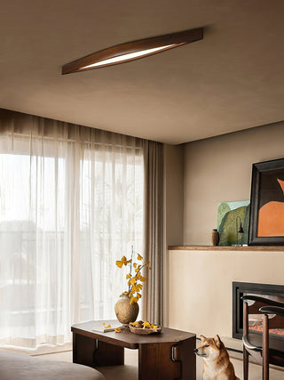 Alnoreth Nordic Horizon Linéaire Bois Plafonnier