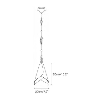 Ciririna Suspension en Piel à La Forme de Sabots de Cheval