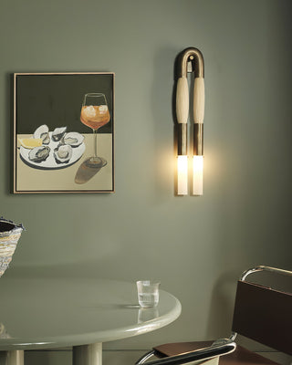 Lustra Applique Murale Verre Crin de Cheval Laiton