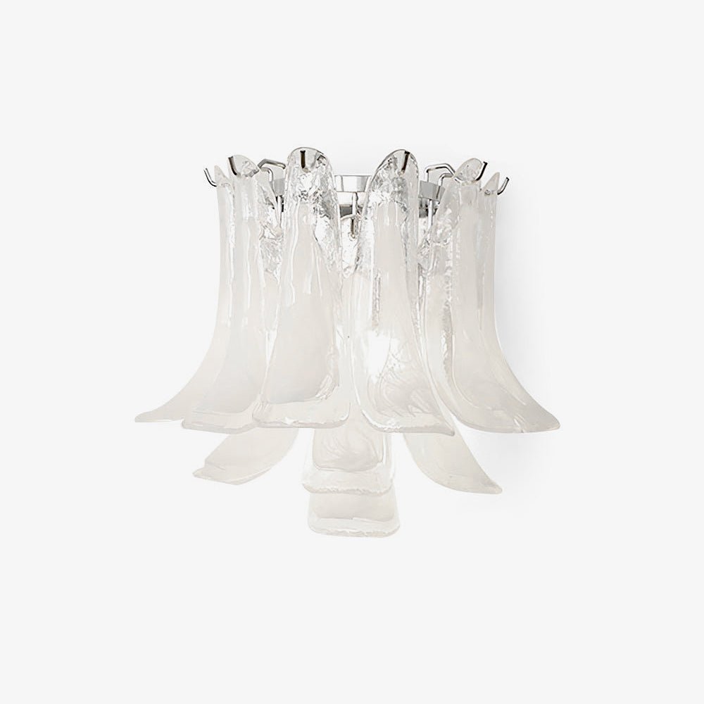 Alderis Applique Murale en Verre Pétale Minimaliste