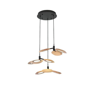Alnoraris Étagé Bois Pendentif Lumière