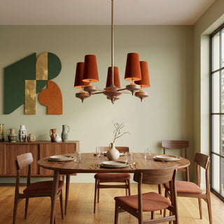 Orlan Shade Chandelier-Neutral Decor