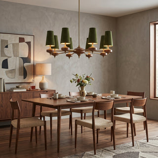 Orlan Shade Chandelier-Neutral Decor