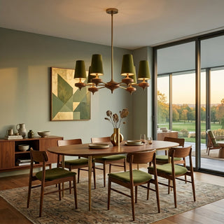 Orlan Shade Chandelier-Neutral Decor
