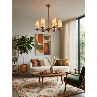 Orlan Shade Chandelier-Neutral Decor