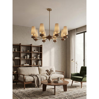 Orlan Shade Chandelier-Neutral Decor