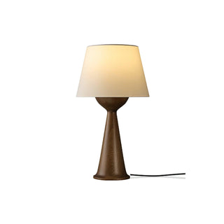 Tempo Vintage Wood Table Lamp-Neutral Decor