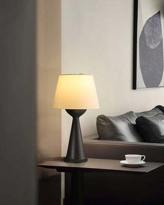 Tempo Vintage Wood Table Lamp-Neutral Decor