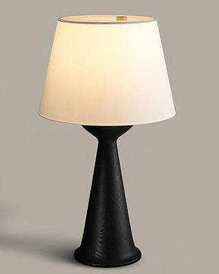 Tempo Vintage Wood Table Lamp-Neutral Decor