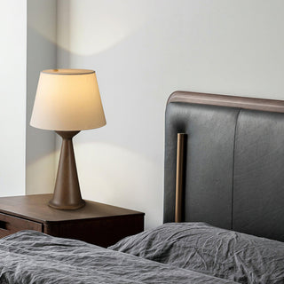 Tempo Vintage Wood Table Lamp-Neutral Decor