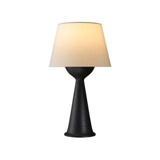 Tempo Vintage Wood Table Lamp-Neutral Decor