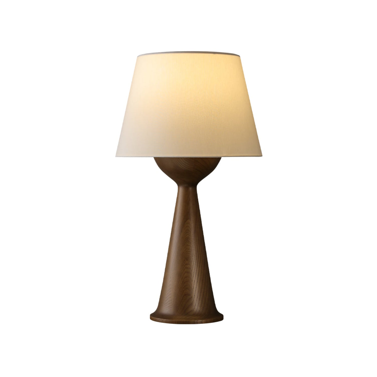 Tempo Vintage Wood Table Lamp-Neutral Decor