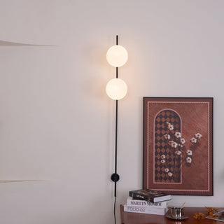 Evshaora Applique Murale Minimaliste Moderne en Verre