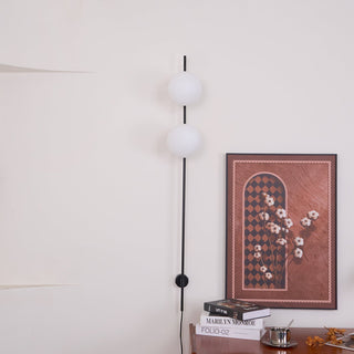 Evshaora Applique Murale Minimaliste Moderne en Verre