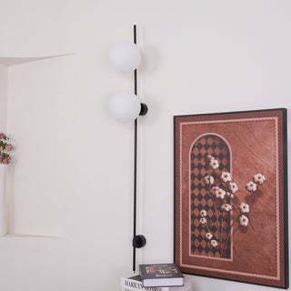 Evshaora Applique Murale Minimaliste Moderne en Verre