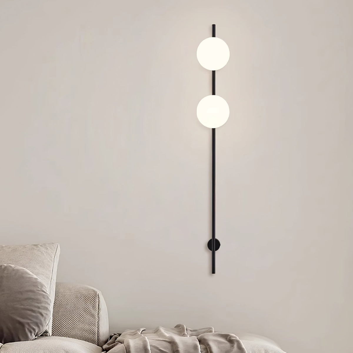 Evshaora Applique Murale Minimaliste Moderne en Verre