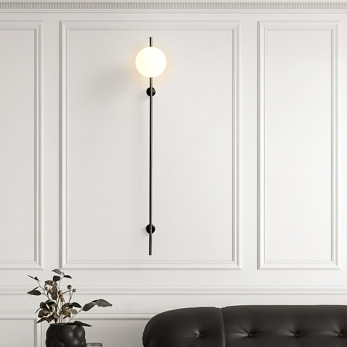 Evshaora Applique Murale Minimaliste Moderne en Verre