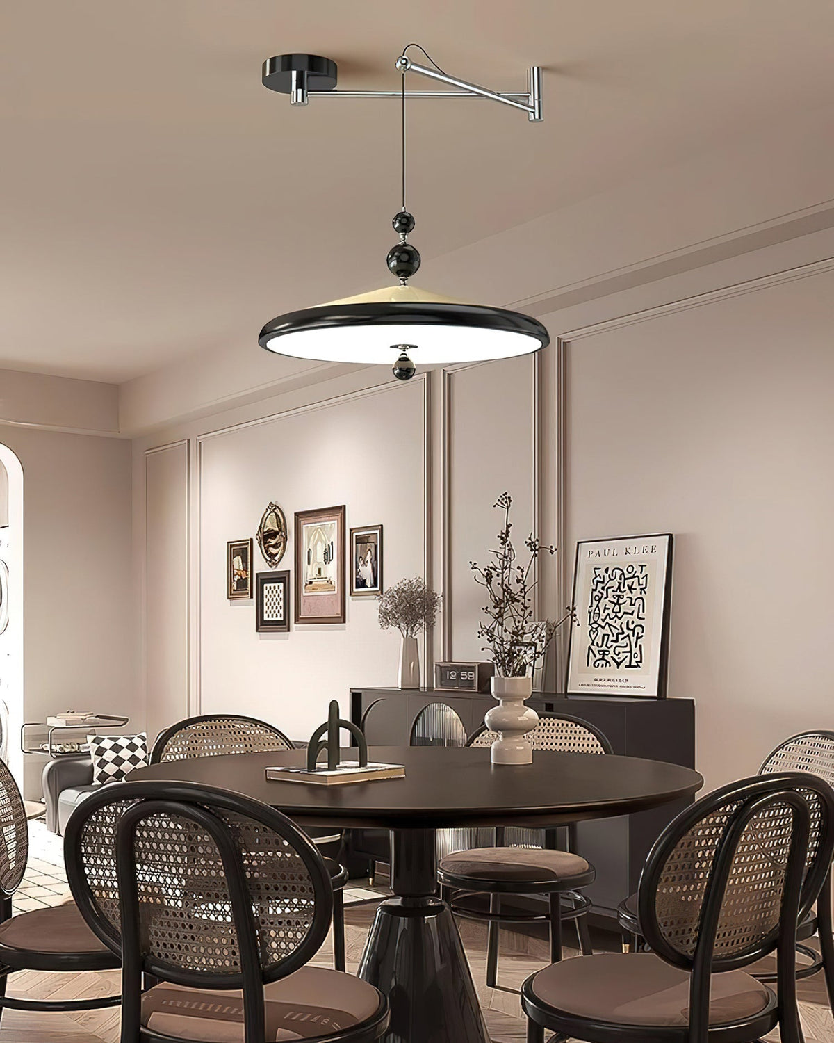 Geyon Adjustable Arm Pendant Lamp-Neutral Decor