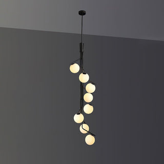 Lustra Lustre Doré Branche Globe LED