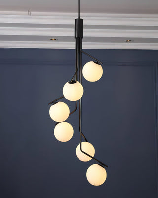 Lustra Lustre Doré Branche Globe LED