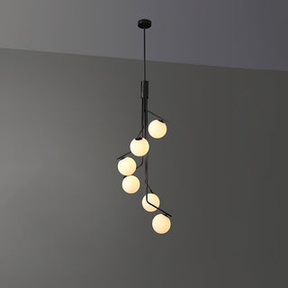 Lustra Lustre Doré Branche Globe LED
