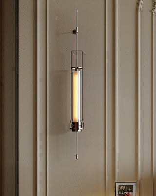 Shamus Applique Murale Cylindrique Minimaliste en Verre