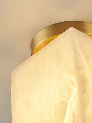 Usilia Lampe Plafonnier Laiton Albâtre Minimaliste Moderne