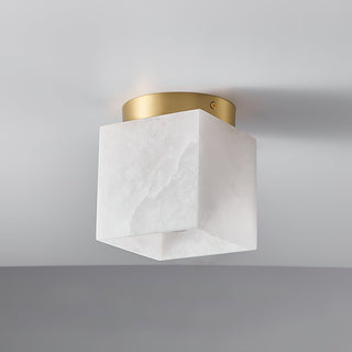 Usilia Lampe Plafonnier Laiton Albâtre Minimaliste Moderne