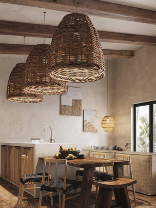 Wickora Suspension Rétro en Osier