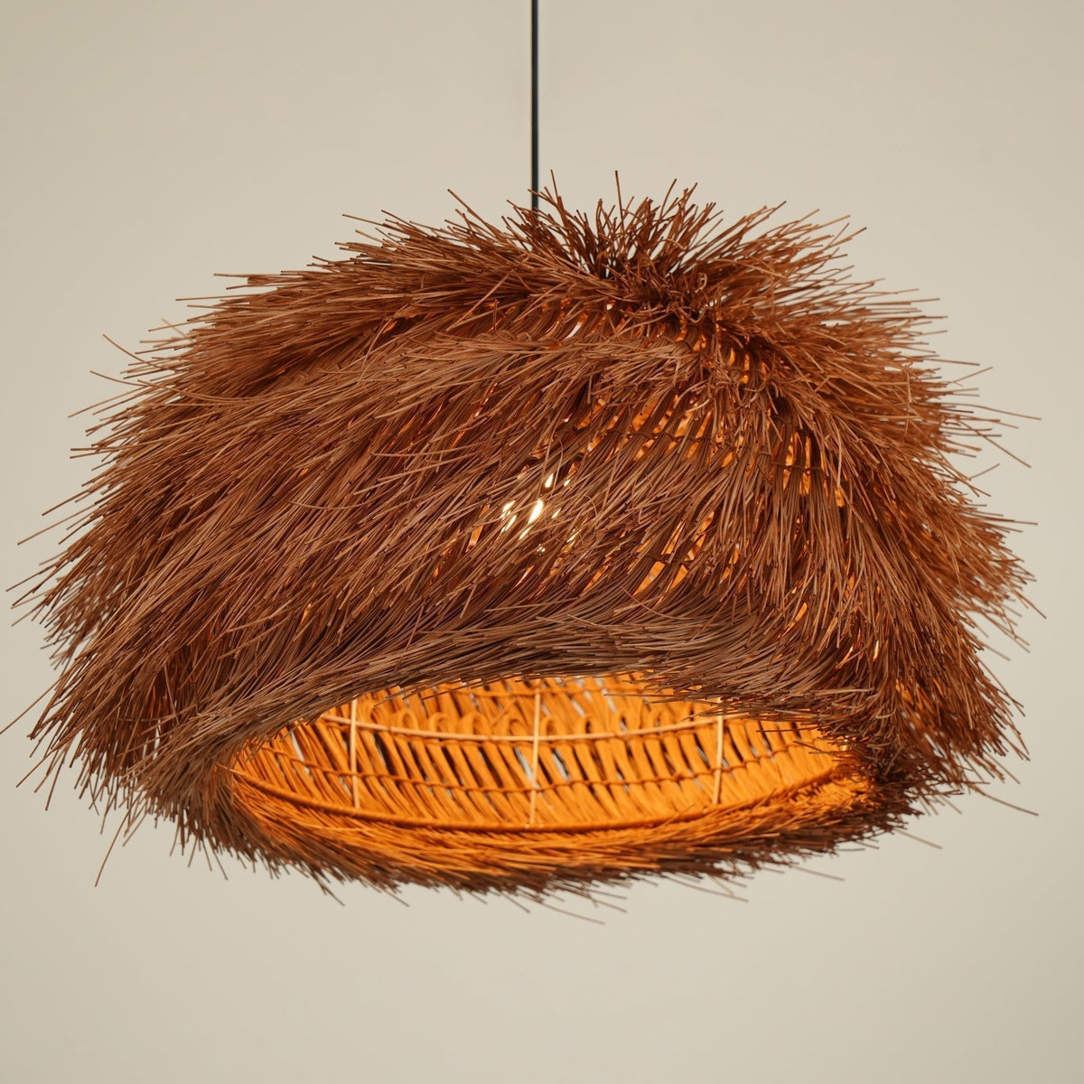 Wickora Suspension Rétro en Osier