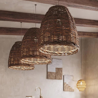 Wickora Suspension Rétro en Osier
