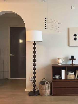 Paston Lampadaire en Bois Et Tissu