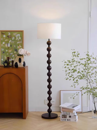 Paston Lampadaire en Bois Et Tissu
