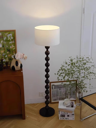 Paston Lampadaire en Bois Et Tissu