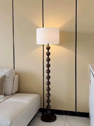 Paston Lampadaire en Bois Et Tissu