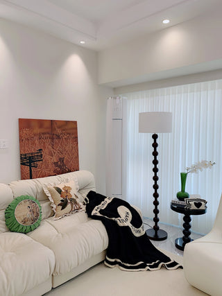 Paston Lampadaire en Bois Et Tissu