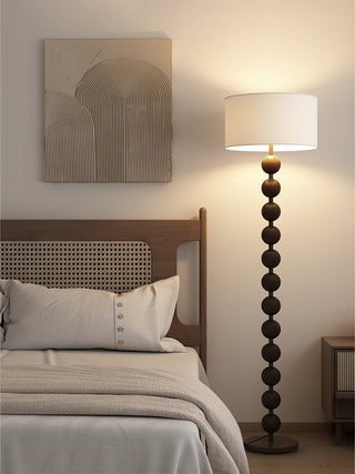 Paston Lampadaire en Bois Et Tissu