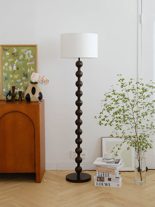 Paston Lampadaire en Bois Et Tissu