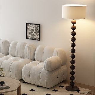Paston Lampadaire en Bois Et Tissu