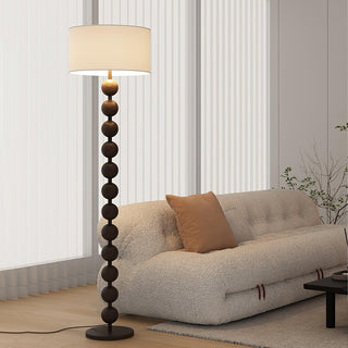 Paston Lampadaire en Bois Et Tissu