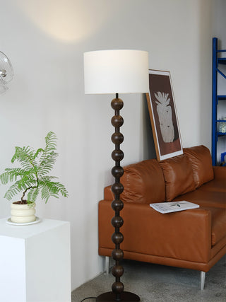 Paston Lampadaire en Bois Et Tissu
